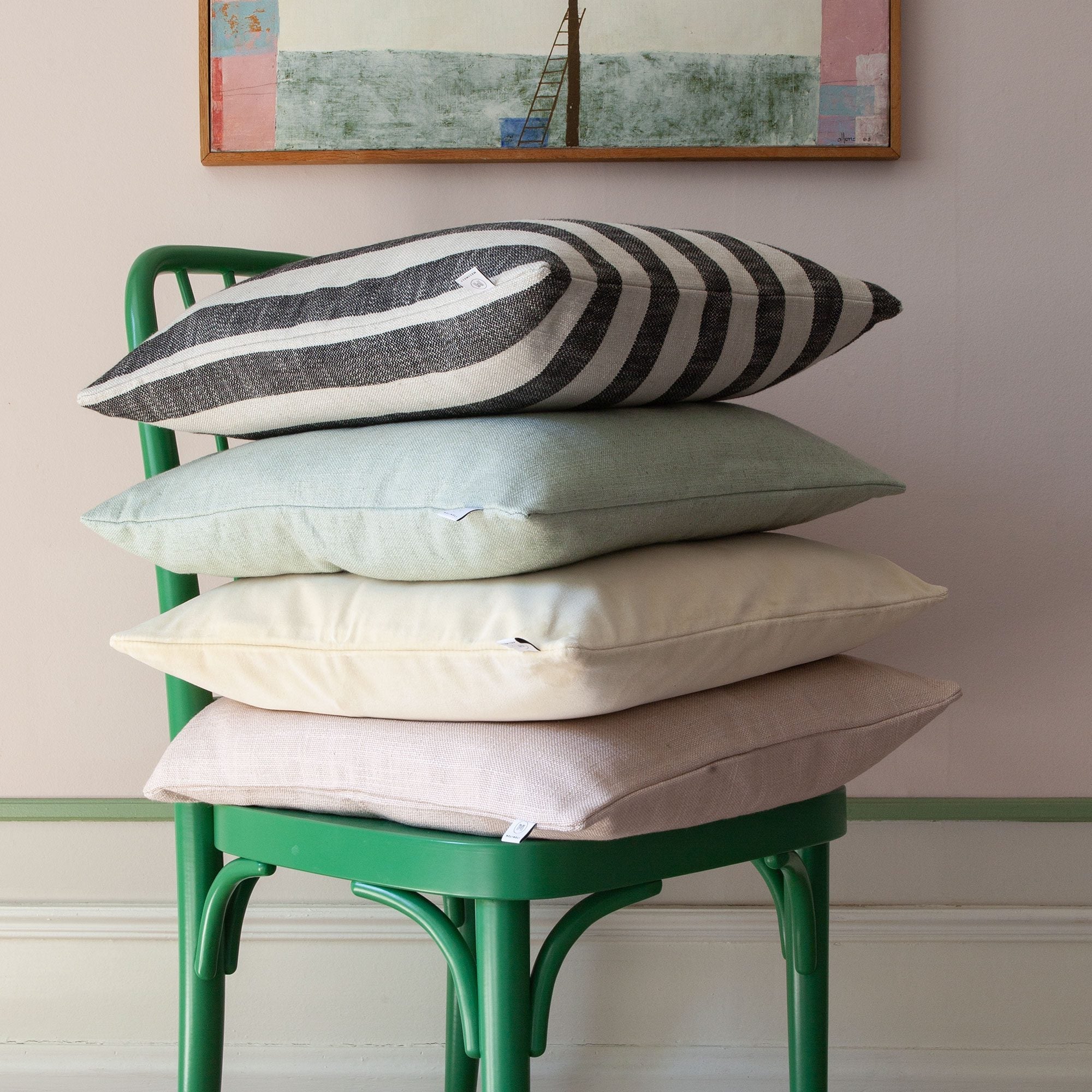 Kuddar i färger och mönster