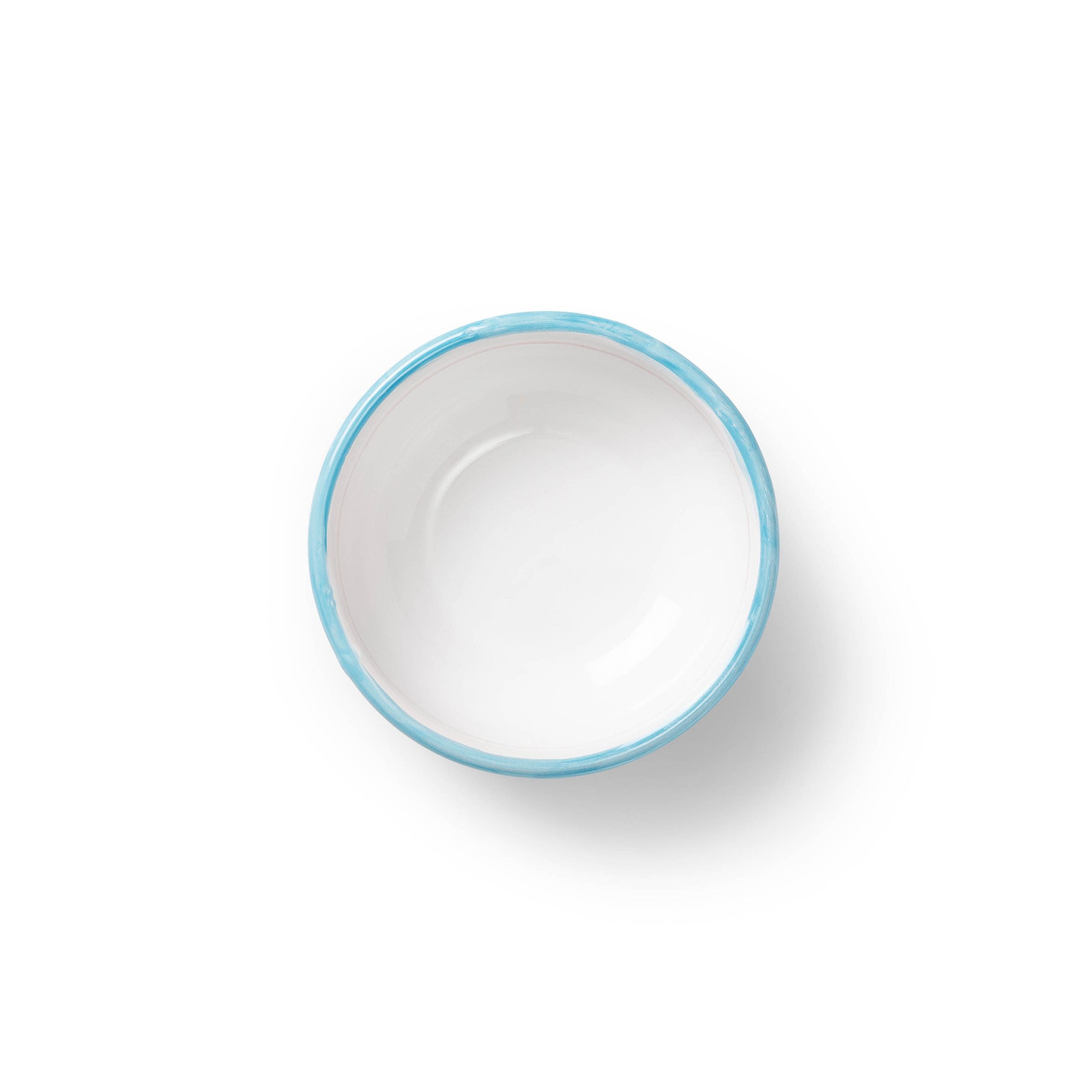 Gabriella Frukostskål Blå/Rosa. Färgglad och vacker frukostskål i keramik, perfekt att äta filen, yoghurten, gröten och bären i.