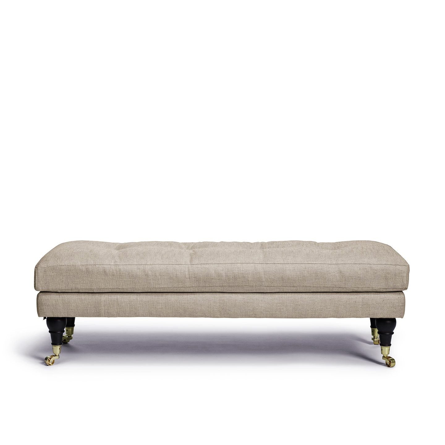 Ester Sittbänk Khaki i beige linne från Melimeli