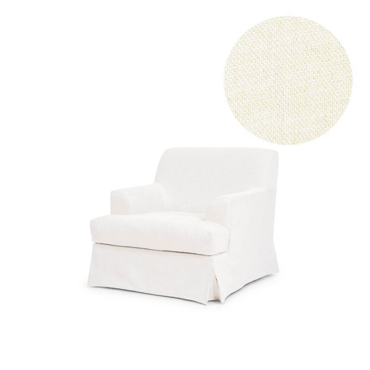 Klädsel Frances Fåtölj True White