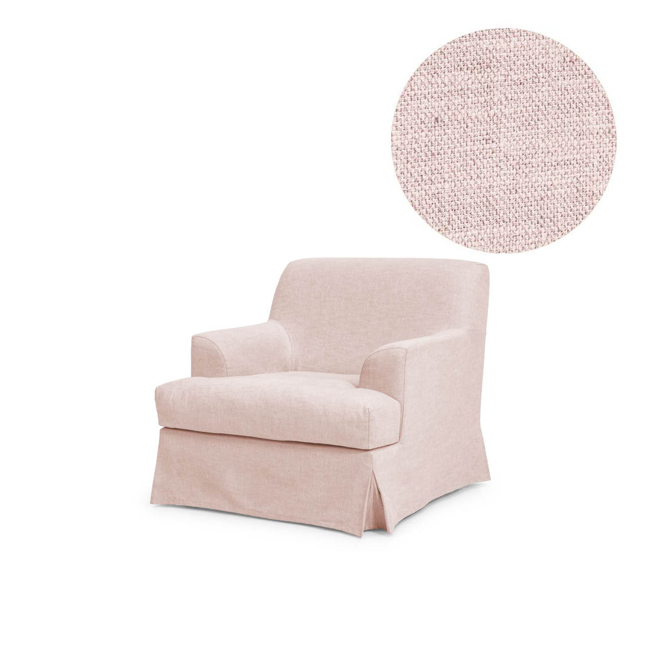 Klädsel Frances Fåtölj Blush