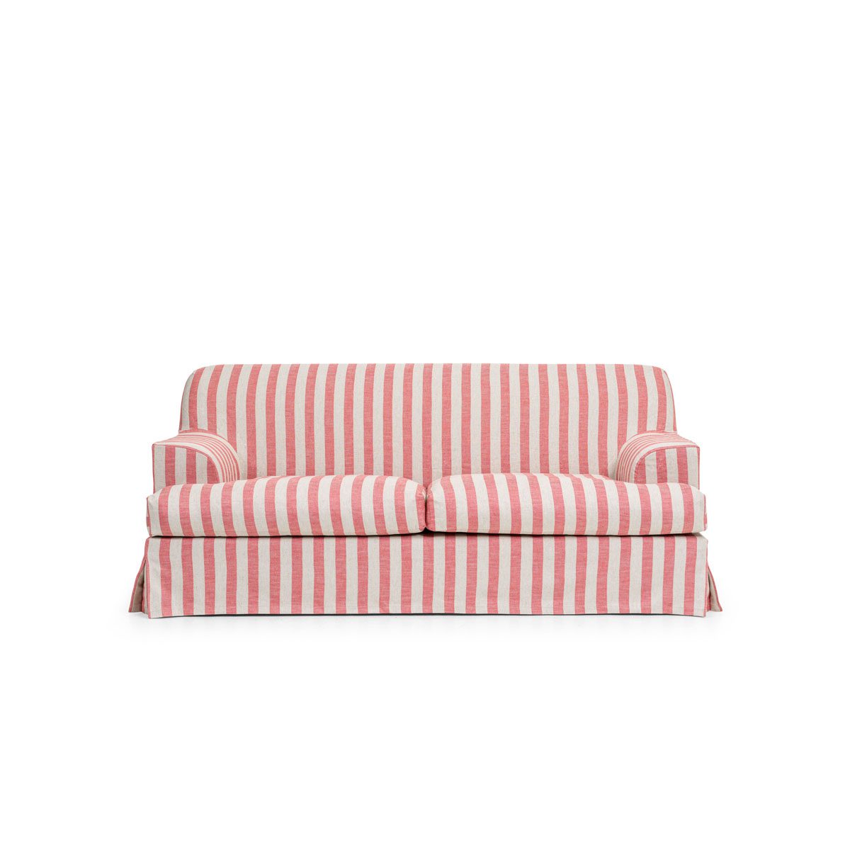 Frances 2-Sitssoffa Randig Coral