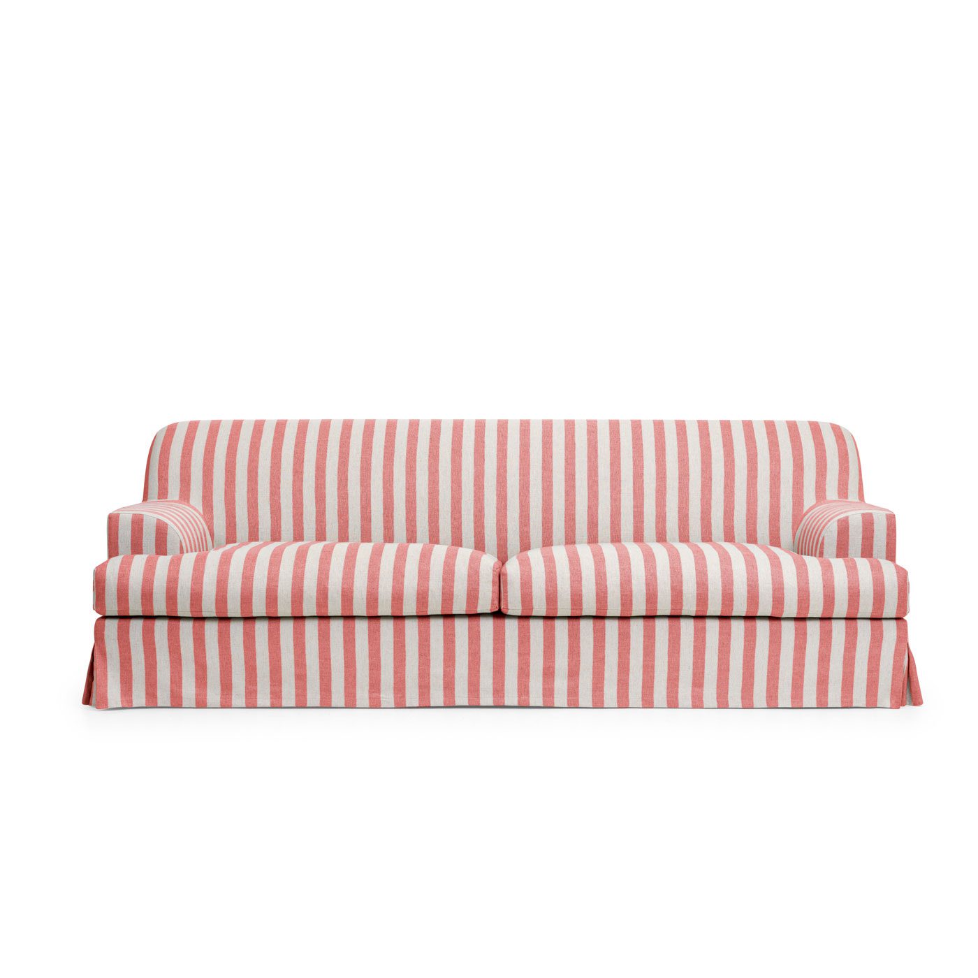 Frances 3-Sitssoffa Randig Coral