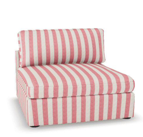Lucie 1-Sits Randig Coral