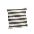 Kuddfodral Randigt Svart 50x50 cm