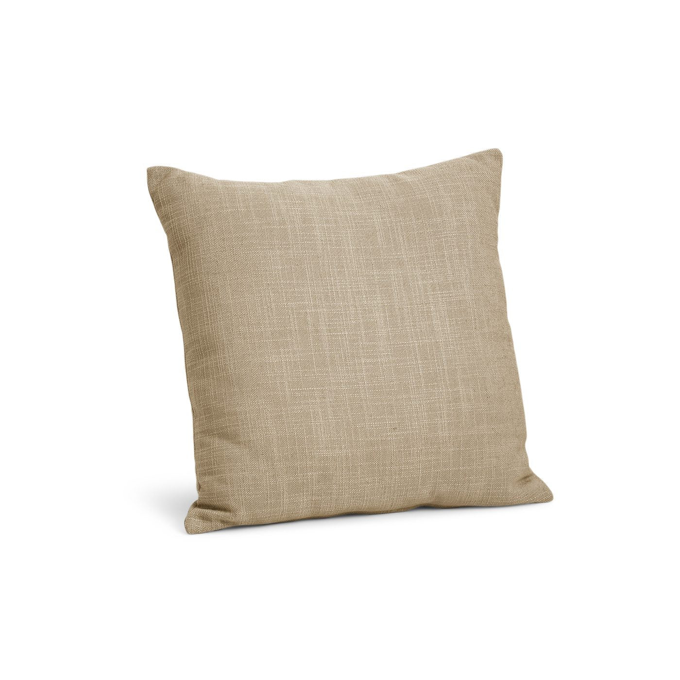 Kuddfodral Khaki 50x50 cm. Beige kuddfodral i linne från Melimeli