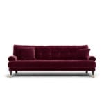 Blanca 3-seater sofa Ruby Red