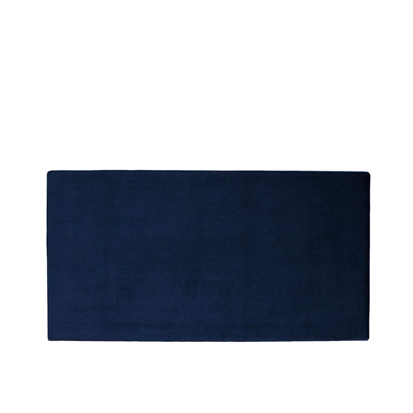 headboard Bella Deep Blue in dark blue velvet from Melimeli
