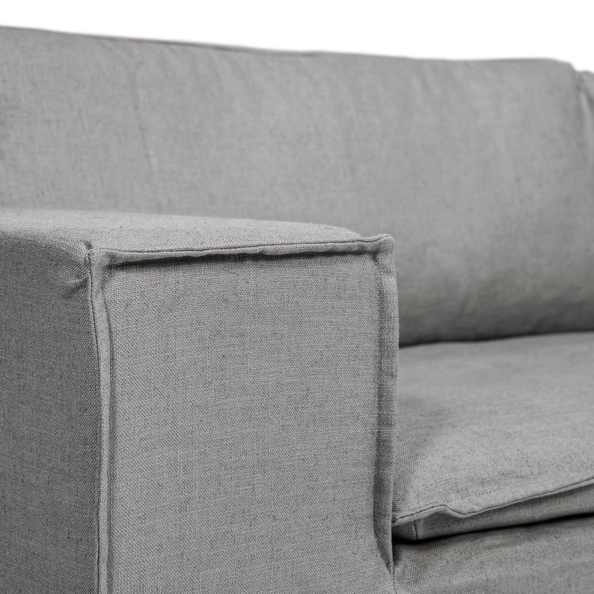 Upholstery Luca Grande 3-Seat Sofa Medium Grey