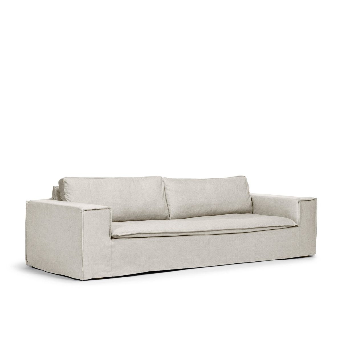 Clothing Luca Grande 3-Seater Sofa Off White
