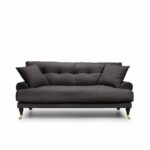 Blanca 2-seater sofa Dark Grey