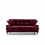 Blanca 2-seater sofa Ruby Red