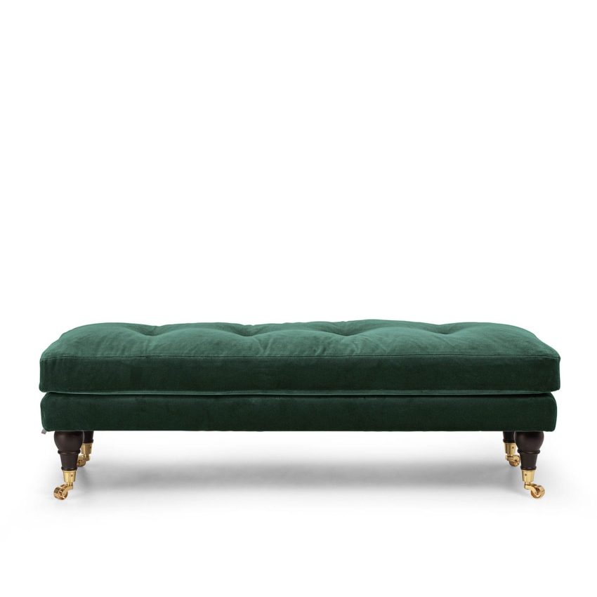 Ester Bench daybed bed bench green velvet brass ljul MELIMELI