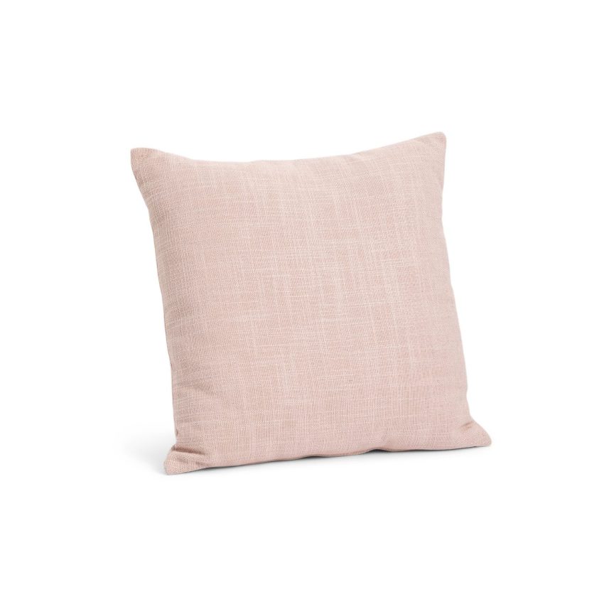 Blush cushion cover 50x50 cm. Pink linen pillowcase from Melimeli