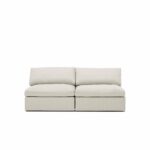 Lucie Grande 2-seater sofa (without armrest) Off White
