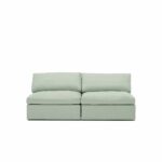 Lucie Grande 2-seater sofa (without armrest) Pistachio