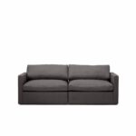 Lucie Grande 2-seater sofa Dark Grey
