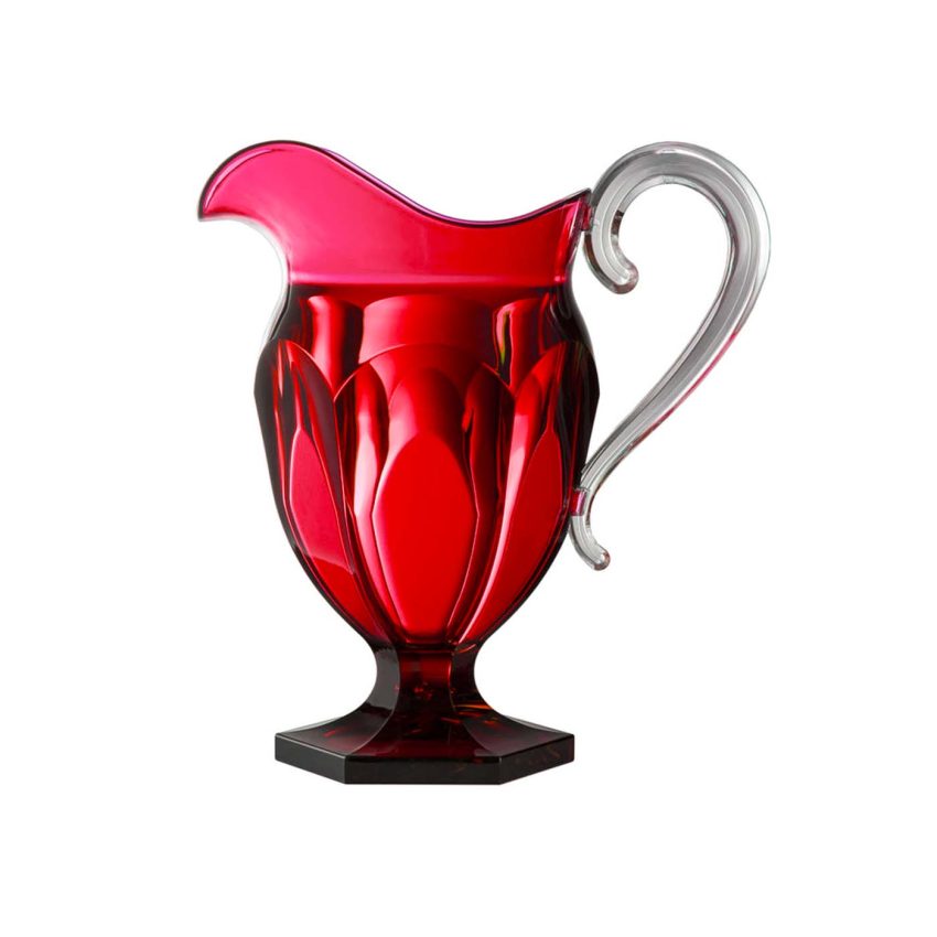 Red pitcher in plexi