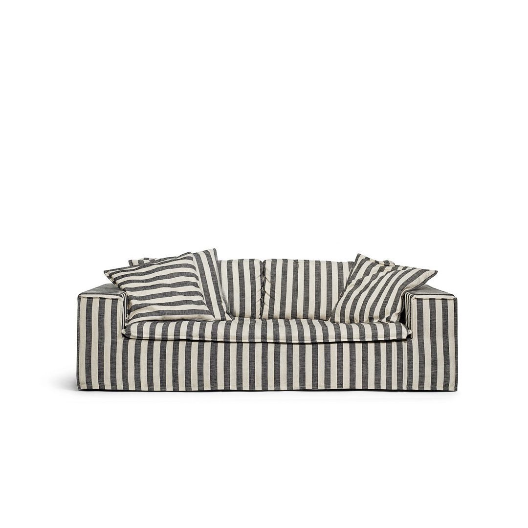 Upholstery Luca Grande 2-Seat Sofa Striped