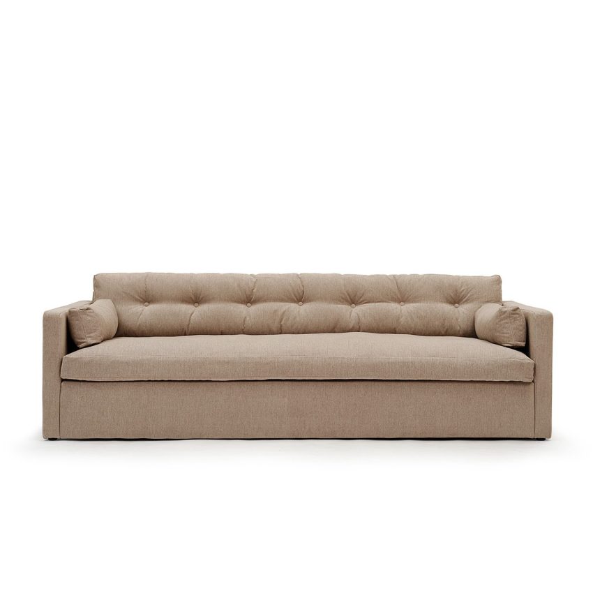 beige brun soffa från Melimeli