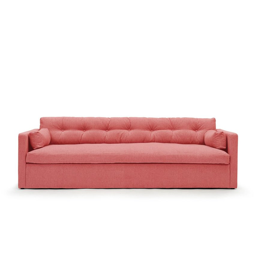 red pink sofa from Melimeli