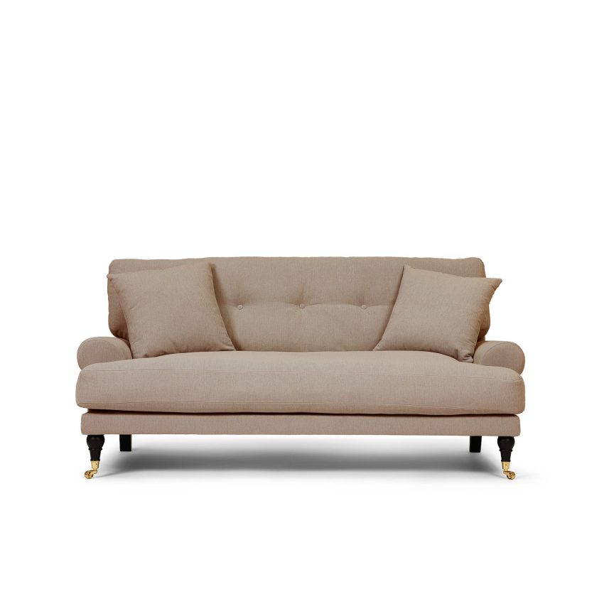 Beige brown howard sofa from Melimeli