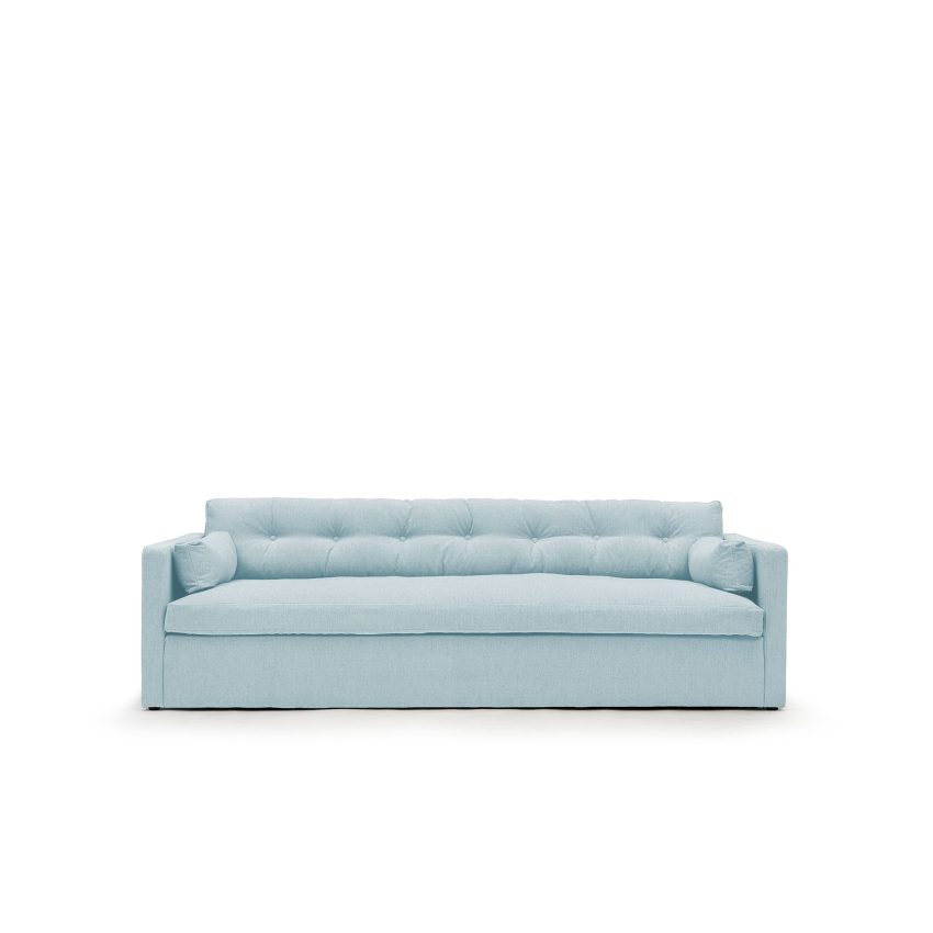 Ljusblå djup soffa Dahlia från Melimeli