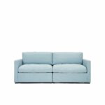 Lucie Grande 2-seater sofa Baby Blue