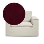 Luca Armchair Ruby Red