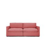 Lucie Grande 2-seater sofa Coral