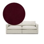 Lucie Grande 2-seater sofa Ruby Red