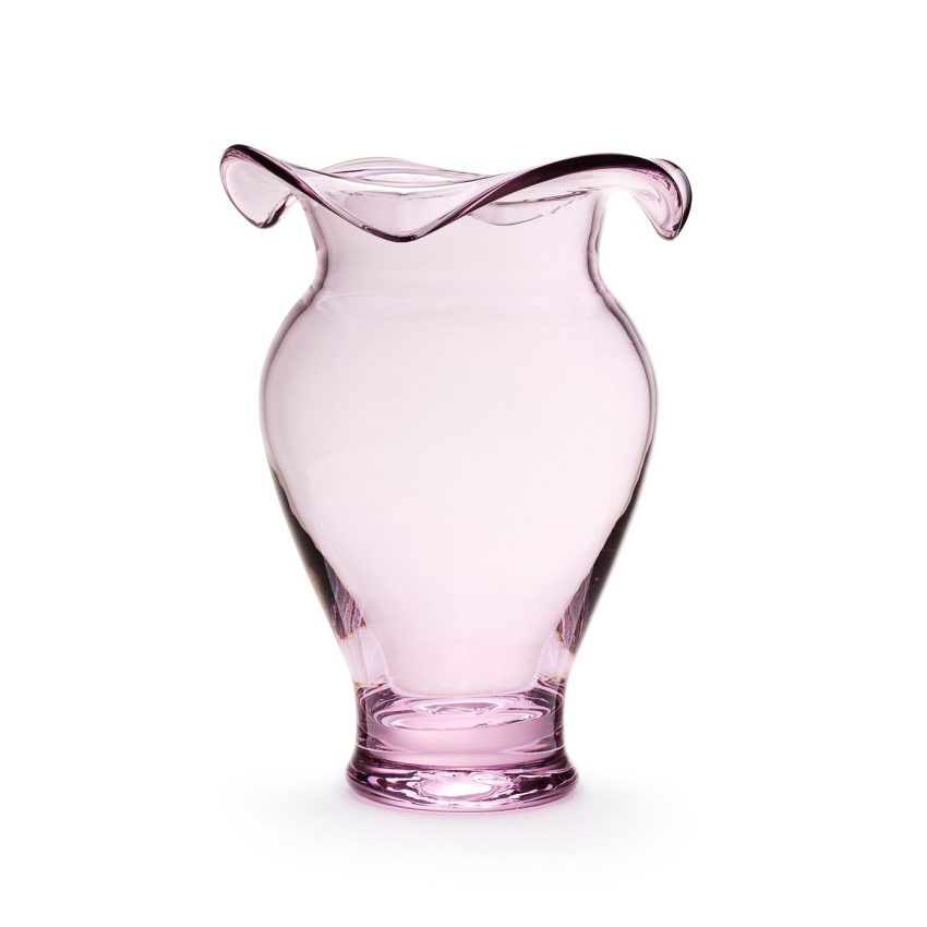 Vase Fiore Rosa is a hand blown glass vase from Melimeli. Made by Reijmyre