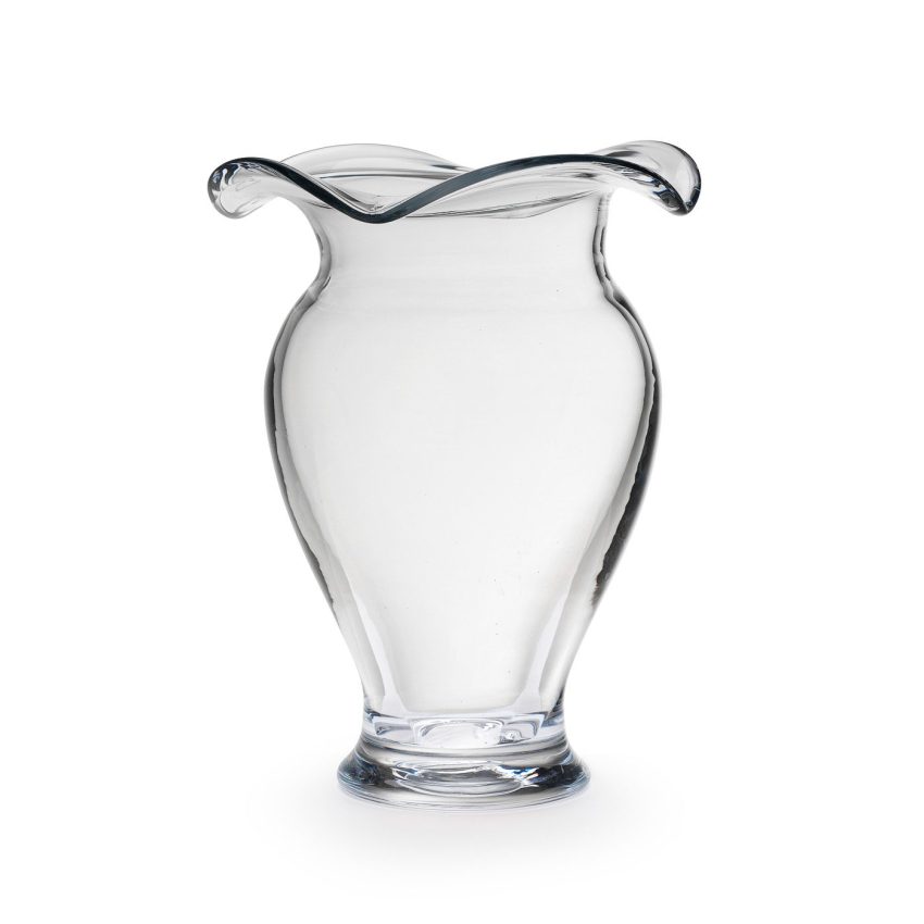 Vas Fiore Transparent är en handblåst glasvas från Melimeli. Tillverkad av Reijmyre