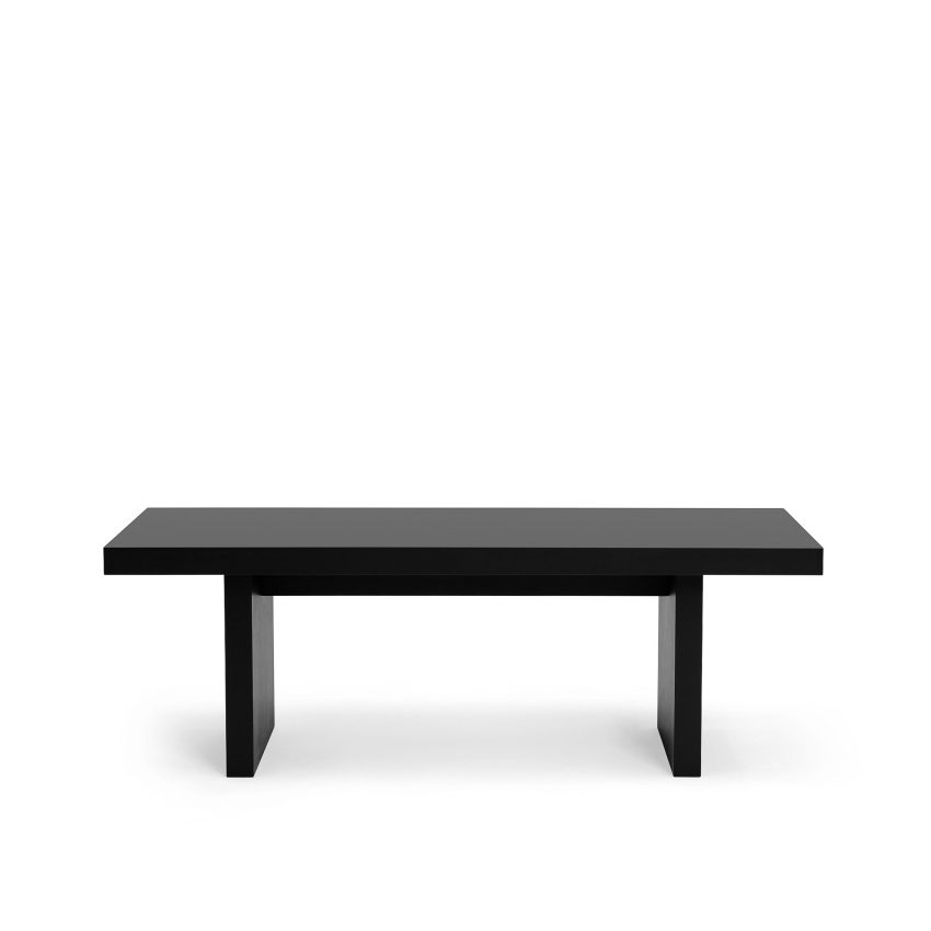 Scarlet Coffee Table Black is a living room table in MDF from Melimeli