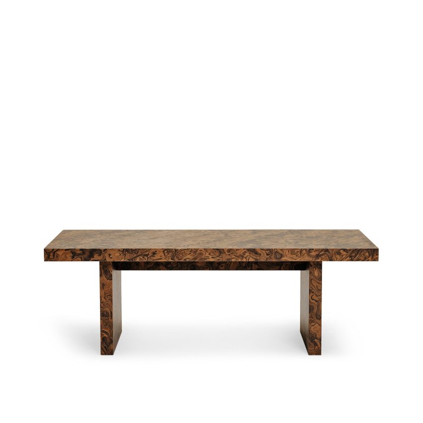 Scarlet Coffee Table Walnut is a living room table in MDF from Melimeli