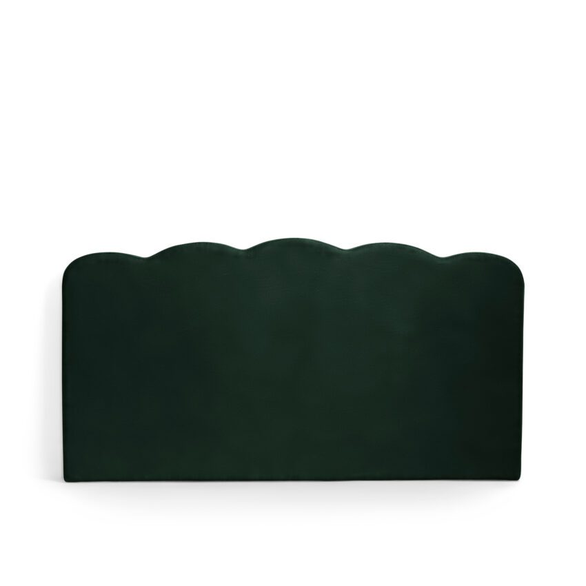 Johanna headboard Emerald Green is a stuffed headboard from Melimeli