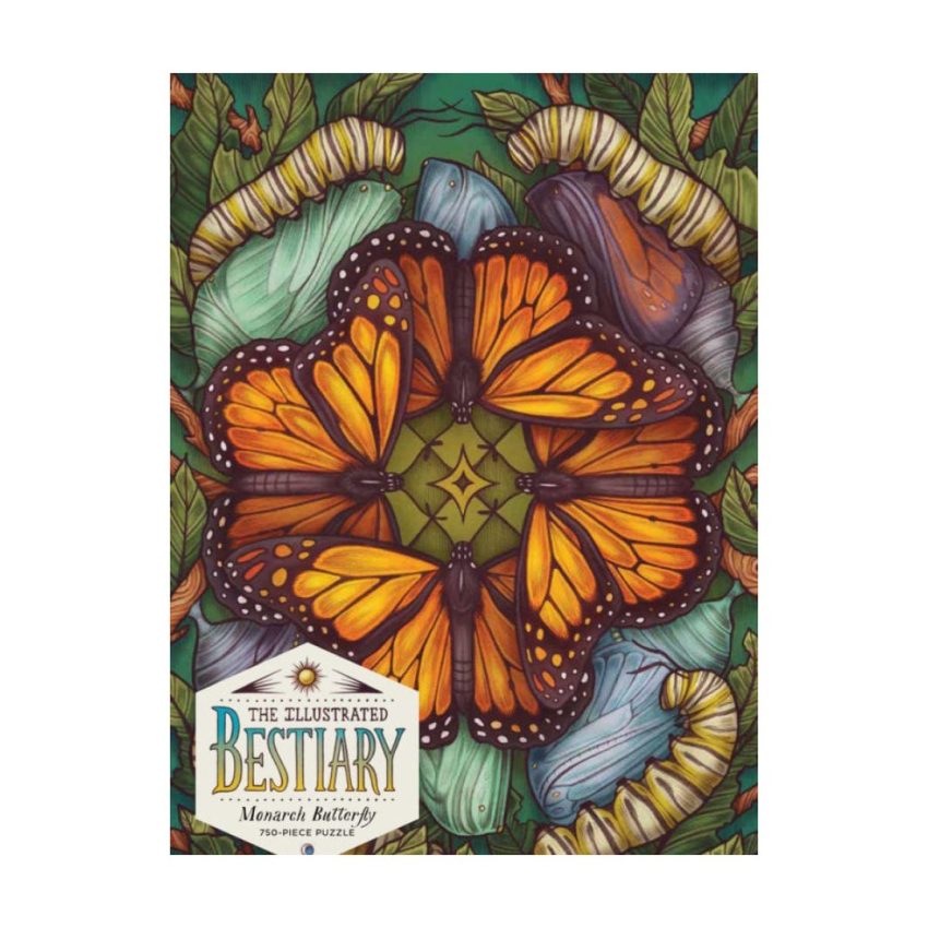 pussel the illustrated bestiary: monarch butterfly